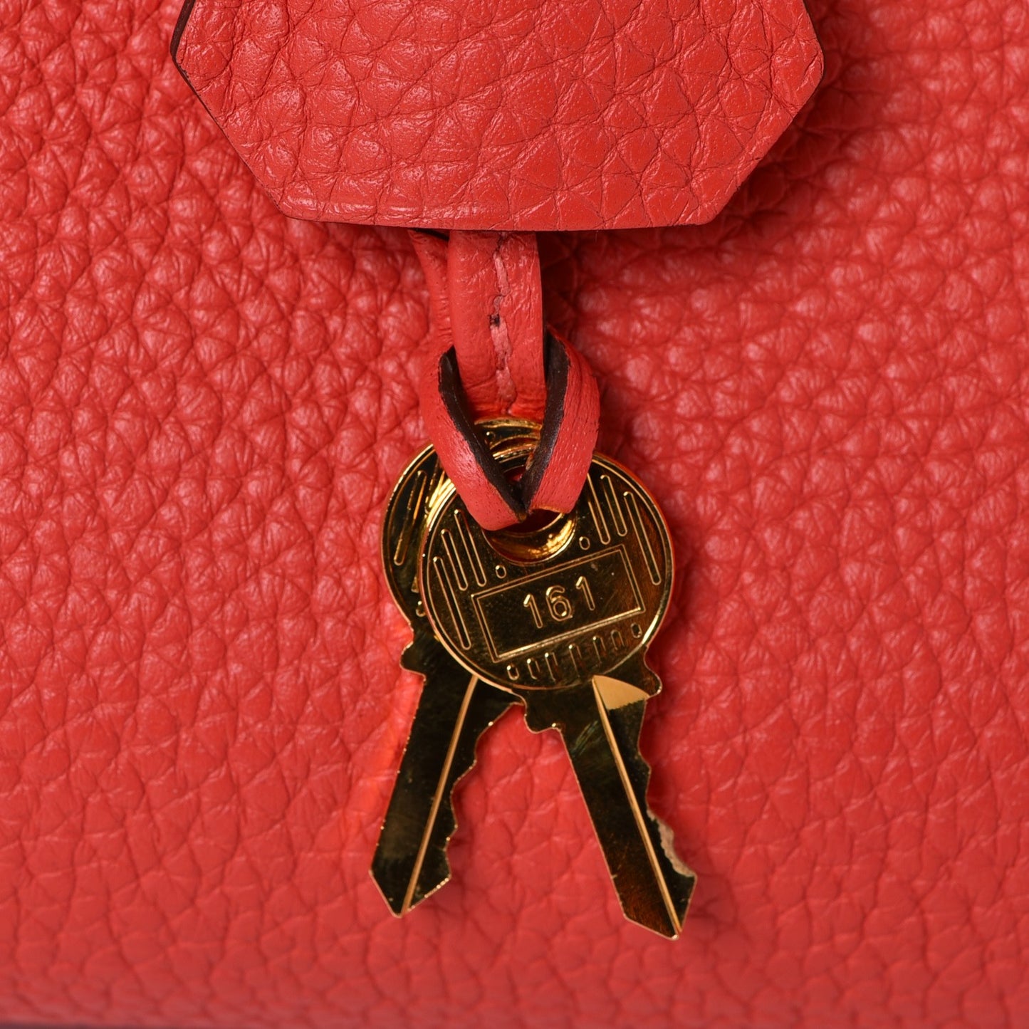 Togo Birkin 35 Rouge Pivoine