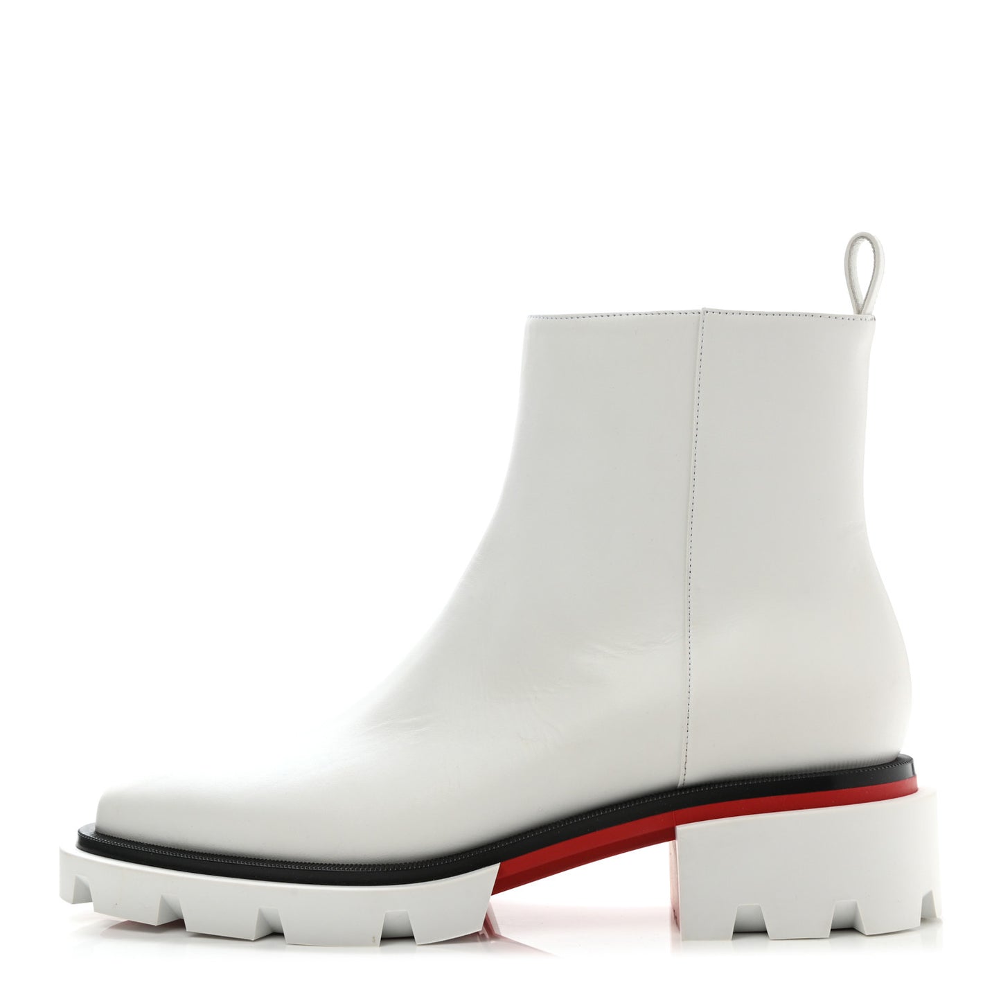 Calfskin Maxiboot Boots 41 Bianco