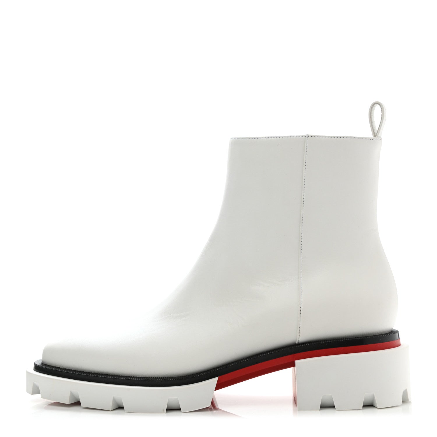 Christian Louboutin Calfskin Maxiboot Boots 41 Bianco 1 of 8