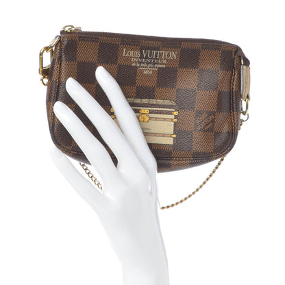 Louis Vuitton Damier Ebene Trunks and Locks Mini Pochette Accessories 2 of 9