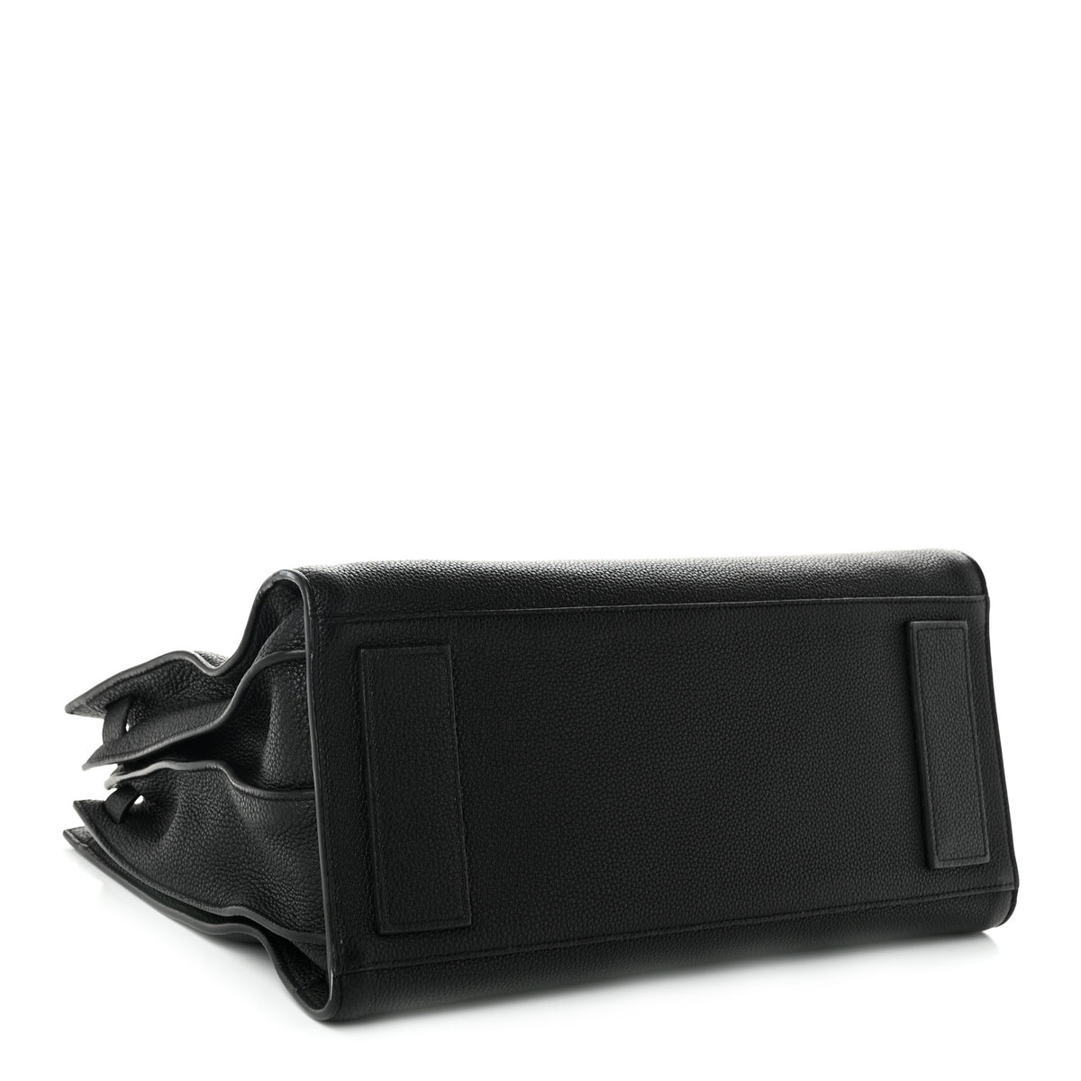 Grained Calfskin Medium Souple Sac De Jour Black