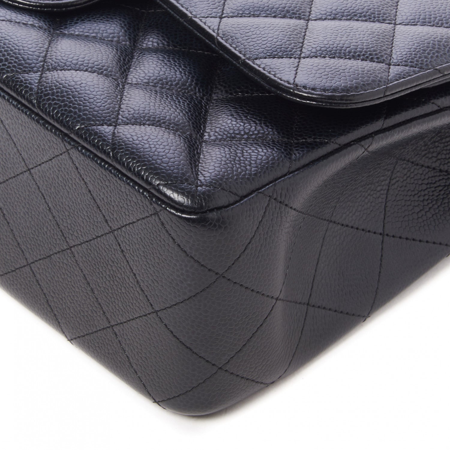 Chanel Caviar Quilted Jumbo Double Flap Black 5 of 10