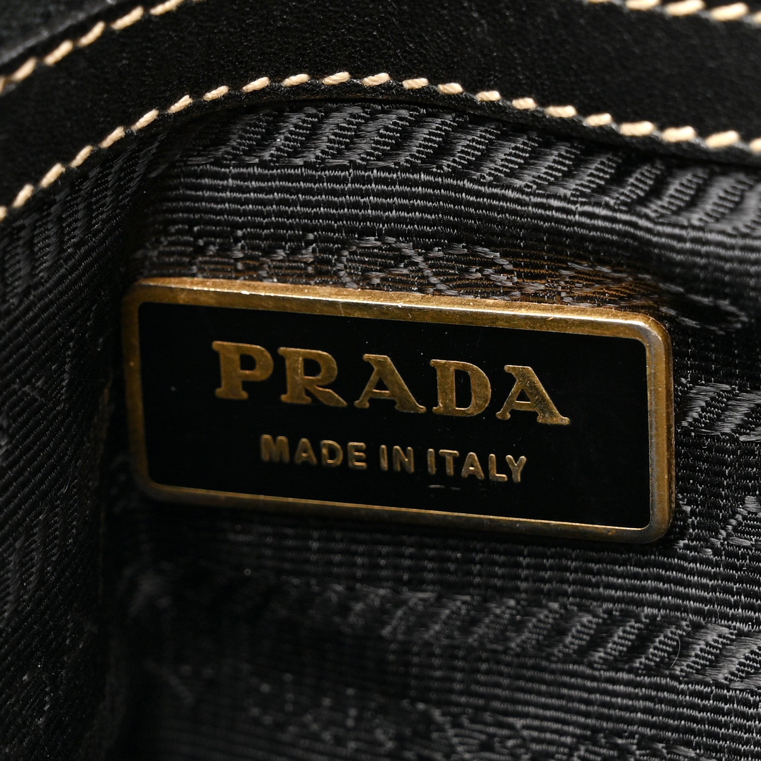 Prada Tessuto Nylon Soft Calf Small Tote Black 6 of 16