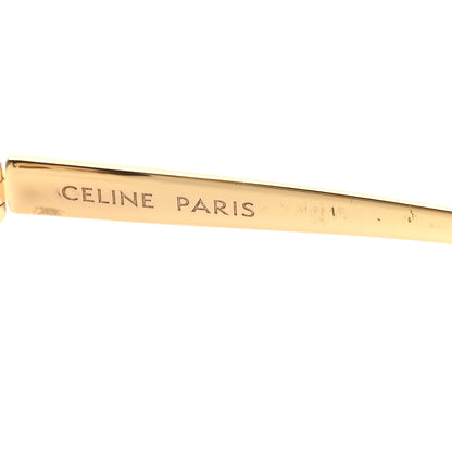 Celine Oversized Aviator Sunglasses CL40246U-Y Gold 6 of 8
