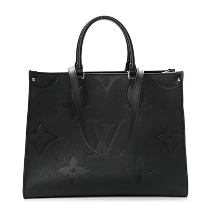 Louis Vuitton Empreinte Monogram Giant Onthego MM Black 1 of 8