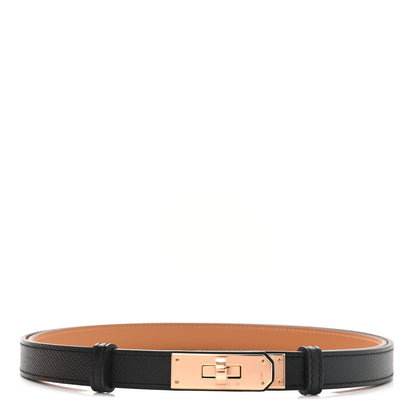 Hermes Epsom Kelly Belt Black 1 of 5