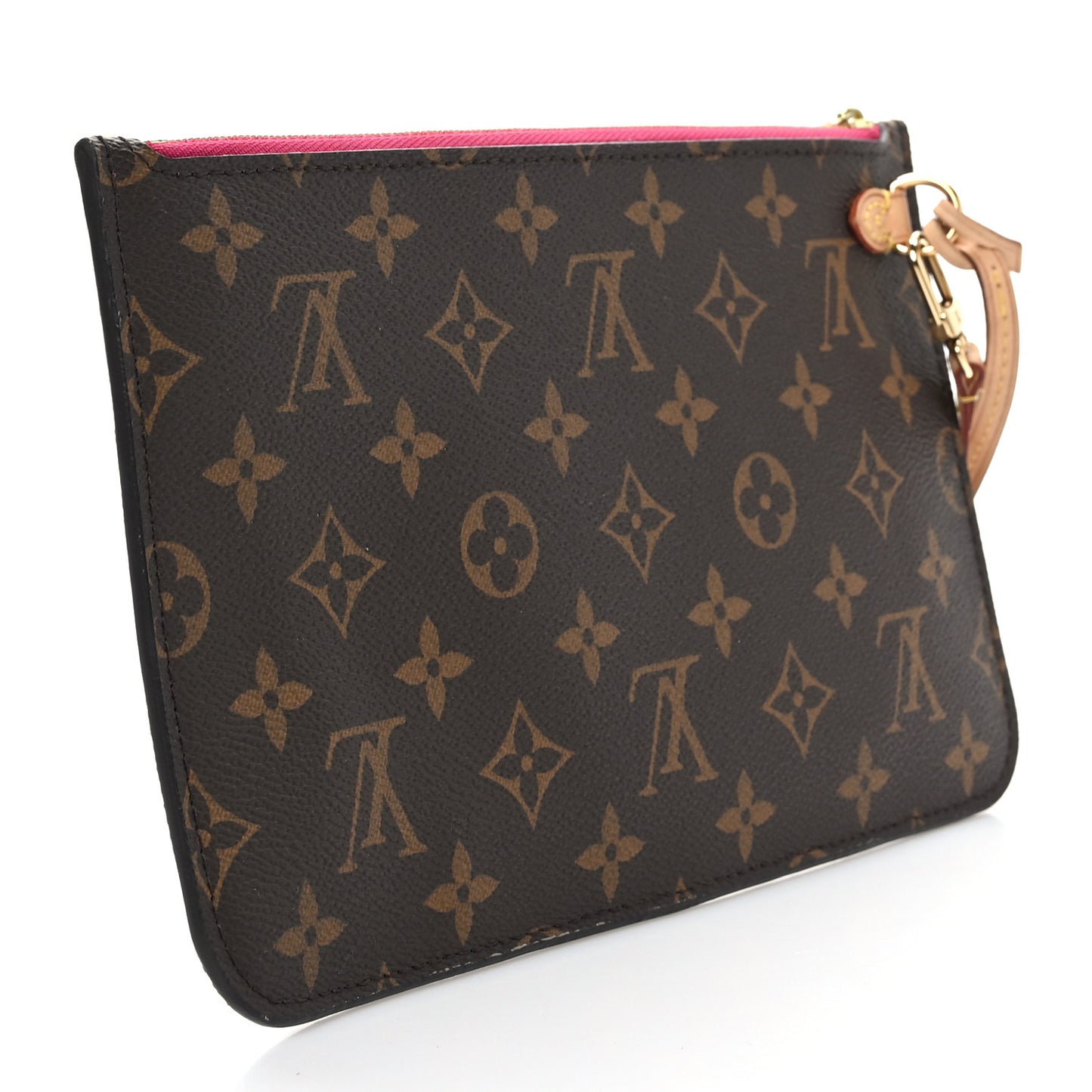 Monogram Neverfull MM GM Pochette Fuchsia