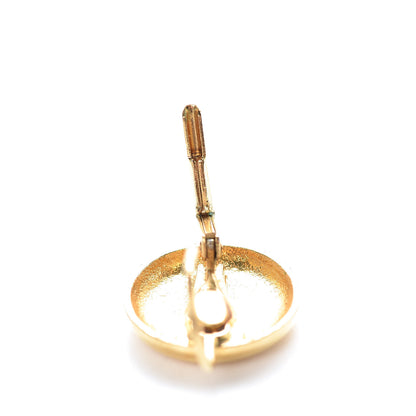 Chanel CC Clip On Earrings Gold 5 of 5