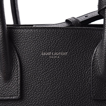 Saint Laurent Grained Calfskin Baby Sac De Jour Black 6 of 12