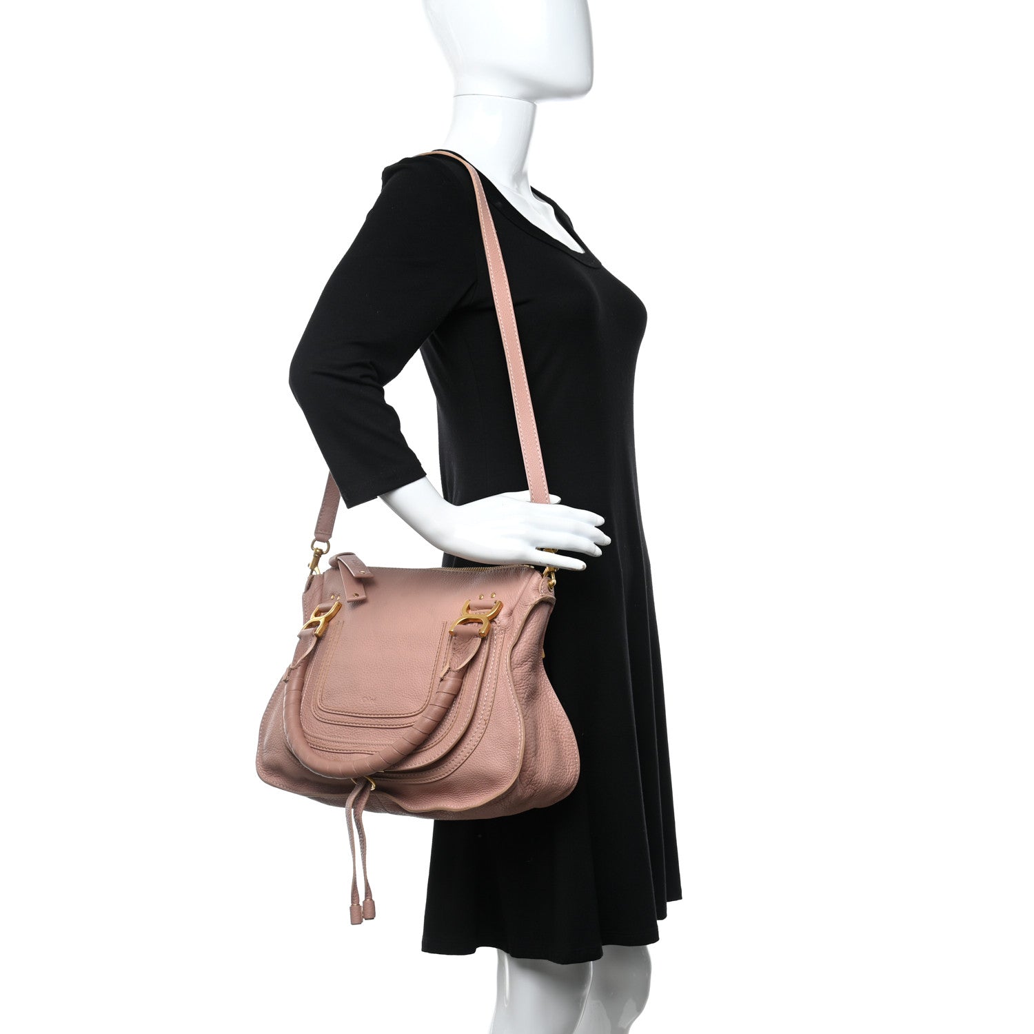 Chloe Calfskin Medium Marcie Hobo Nude 2 of 20