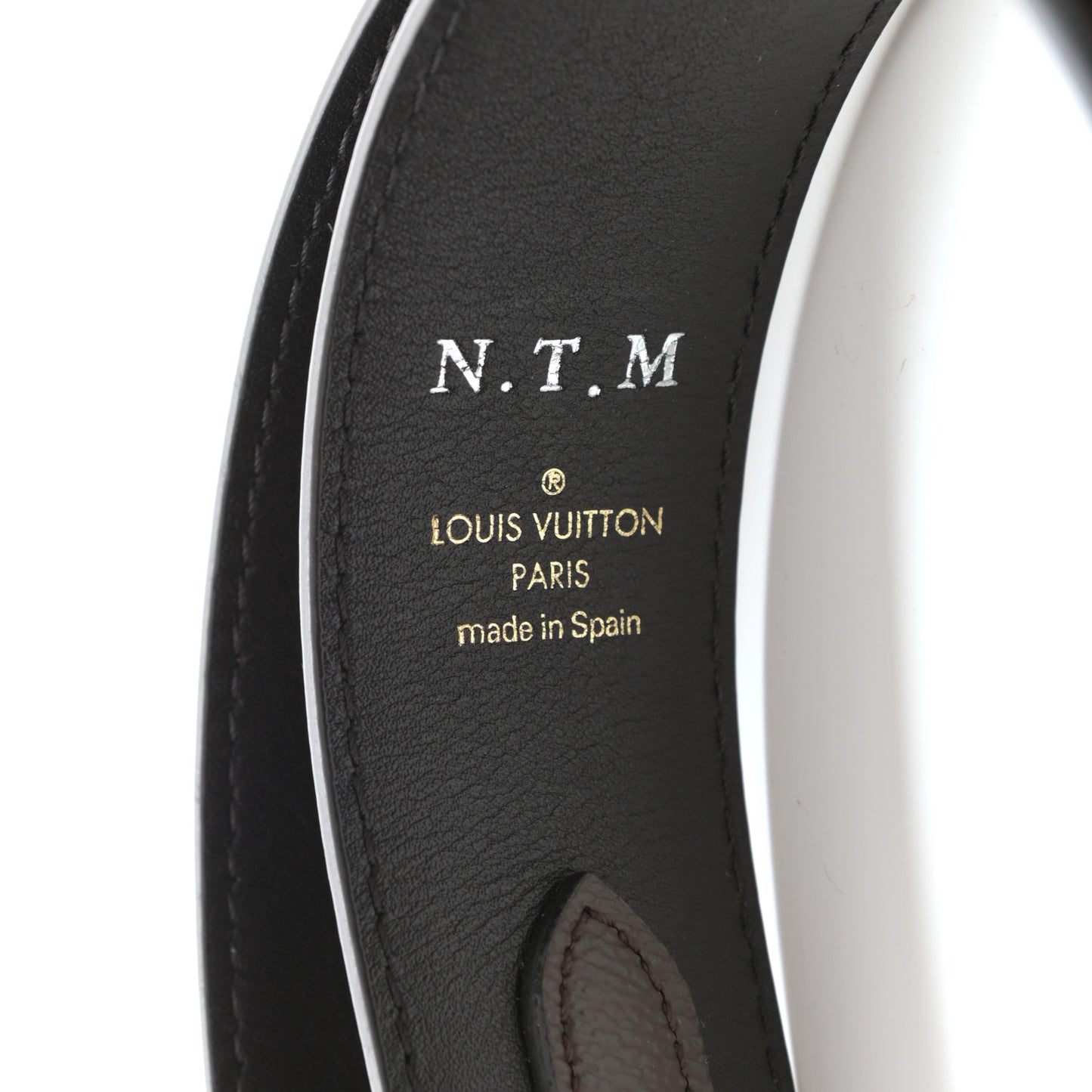 Monogram Bandouliere Shoulder Strap Black