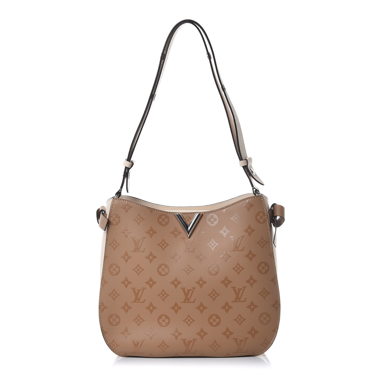 Cuir Plume Cuir Ecume Very Hobo Sesame Creme