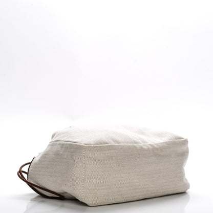 Hermes Canvas Barenia Fourbi 25 MM Pouch Naturel Fauve 4 of 10