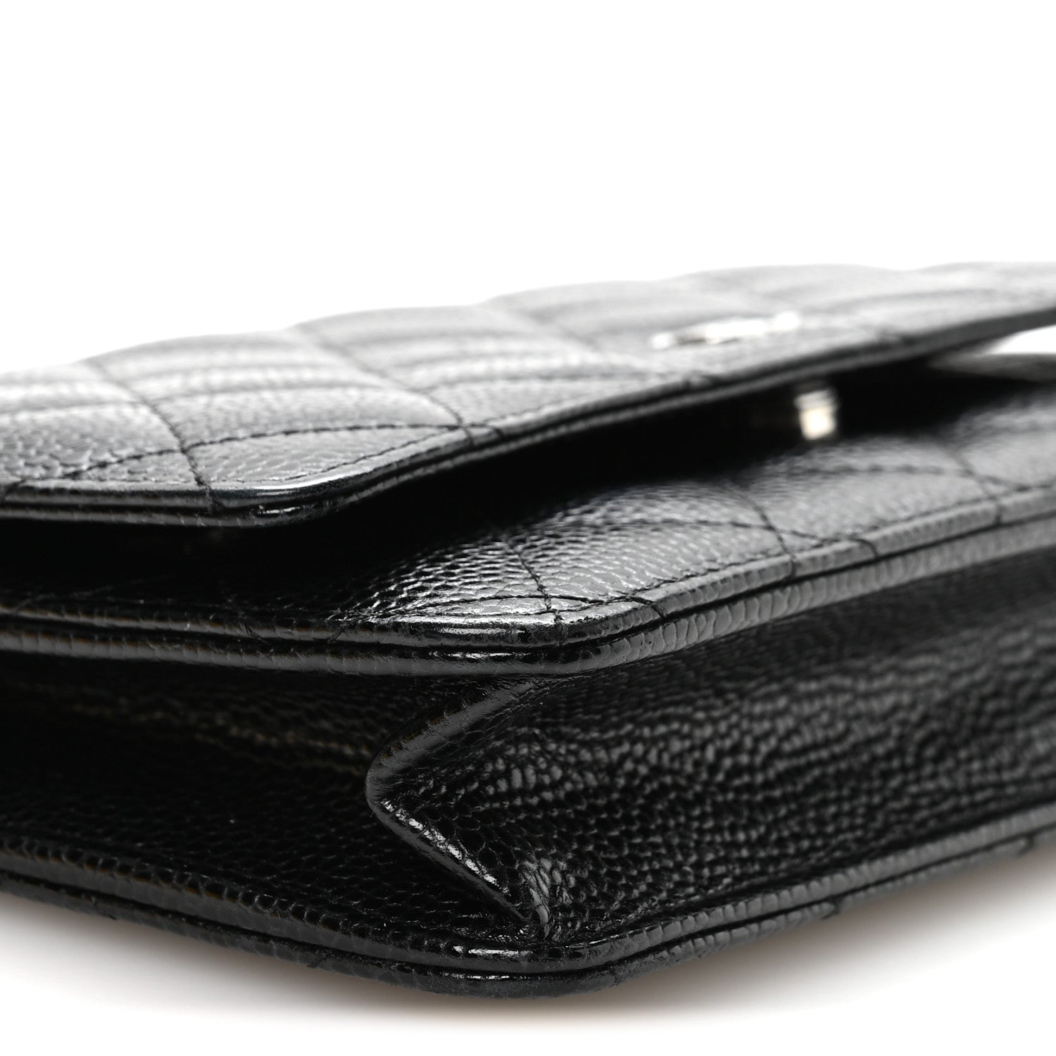 Chanel Caviar Quilted Wallet on Chain WOC Black 9 of 11
