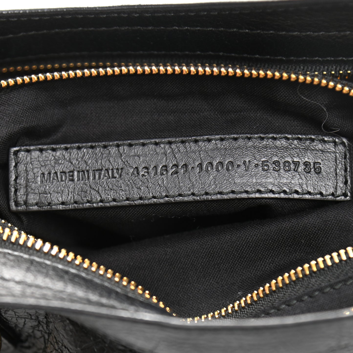 Agneau Classic Gold Hardware S City Graffiti Strap Black