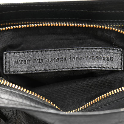 Balenciaga Agneau Classic Gold Hardware S City Graffiti Strap Black 6 of 9