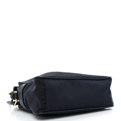 Prada Tessuto Nylon Soft Calf Camera Bag Baltico 3 of 13