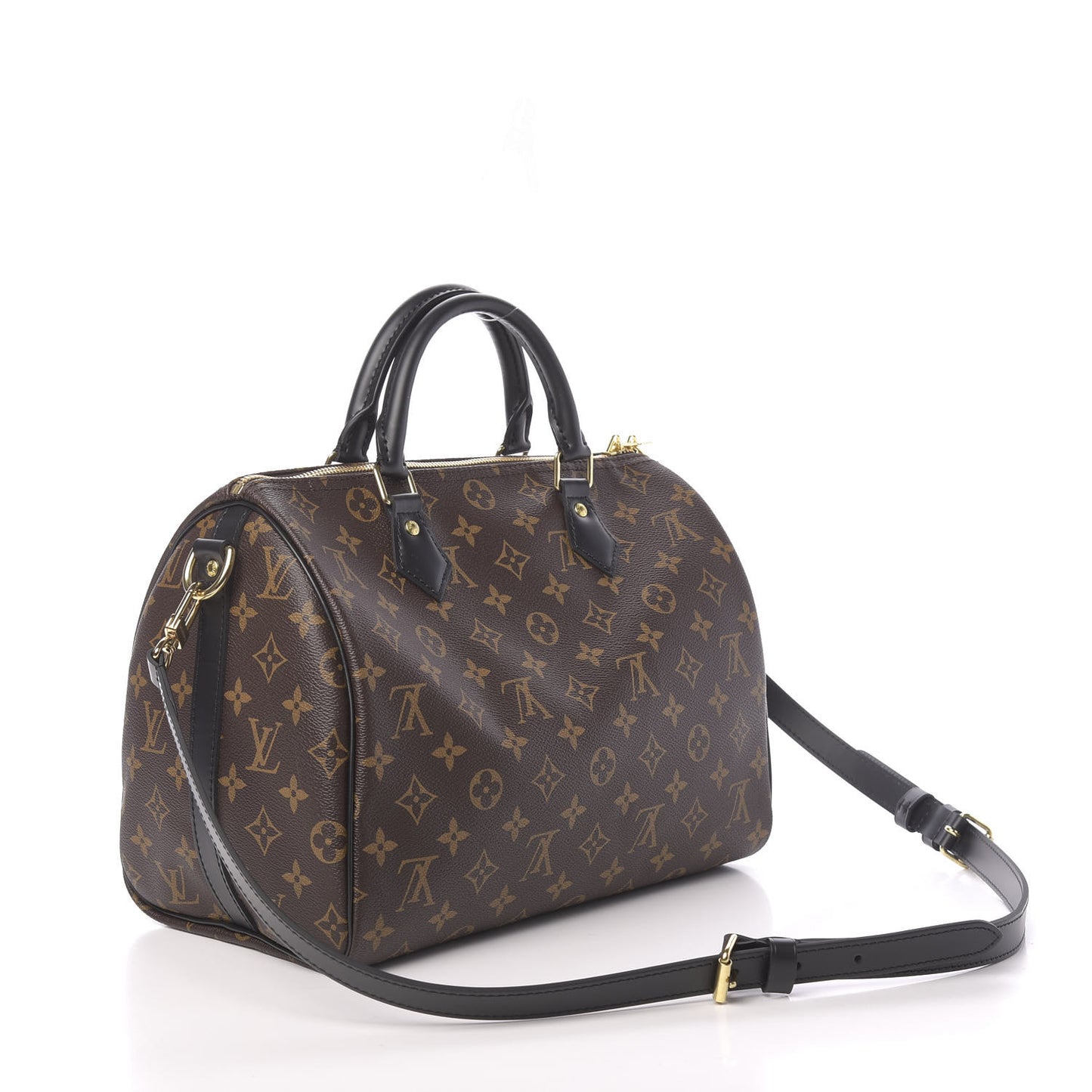 Monogram My World Tour Speedy Bandouliere 30 Black