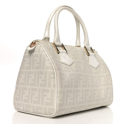 Fendi Zucca Spalmati  Lucido Medium Chef Boston White 3 of 10