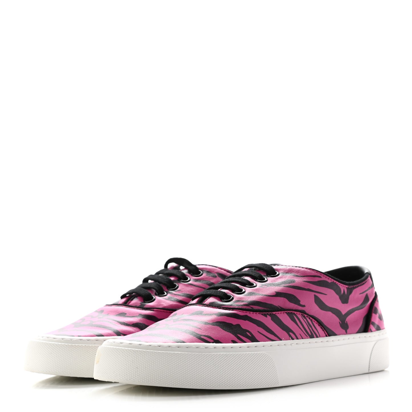 Nappa Zebra Venice Sneakers 39.5 Fuchsia Black
