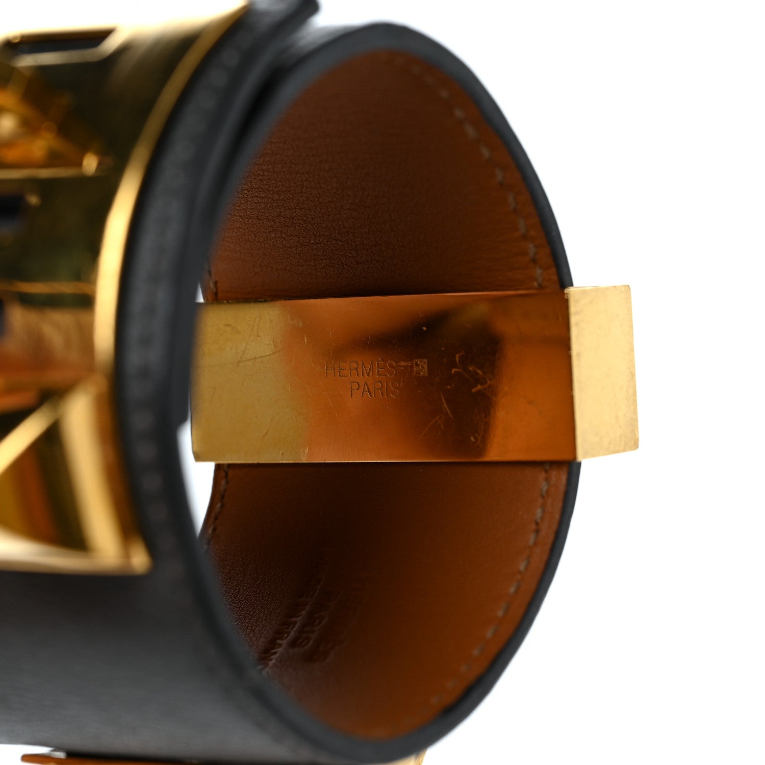 Hermes Box Collier de Chien CDC Bracelet S Chocolate 3 of 8