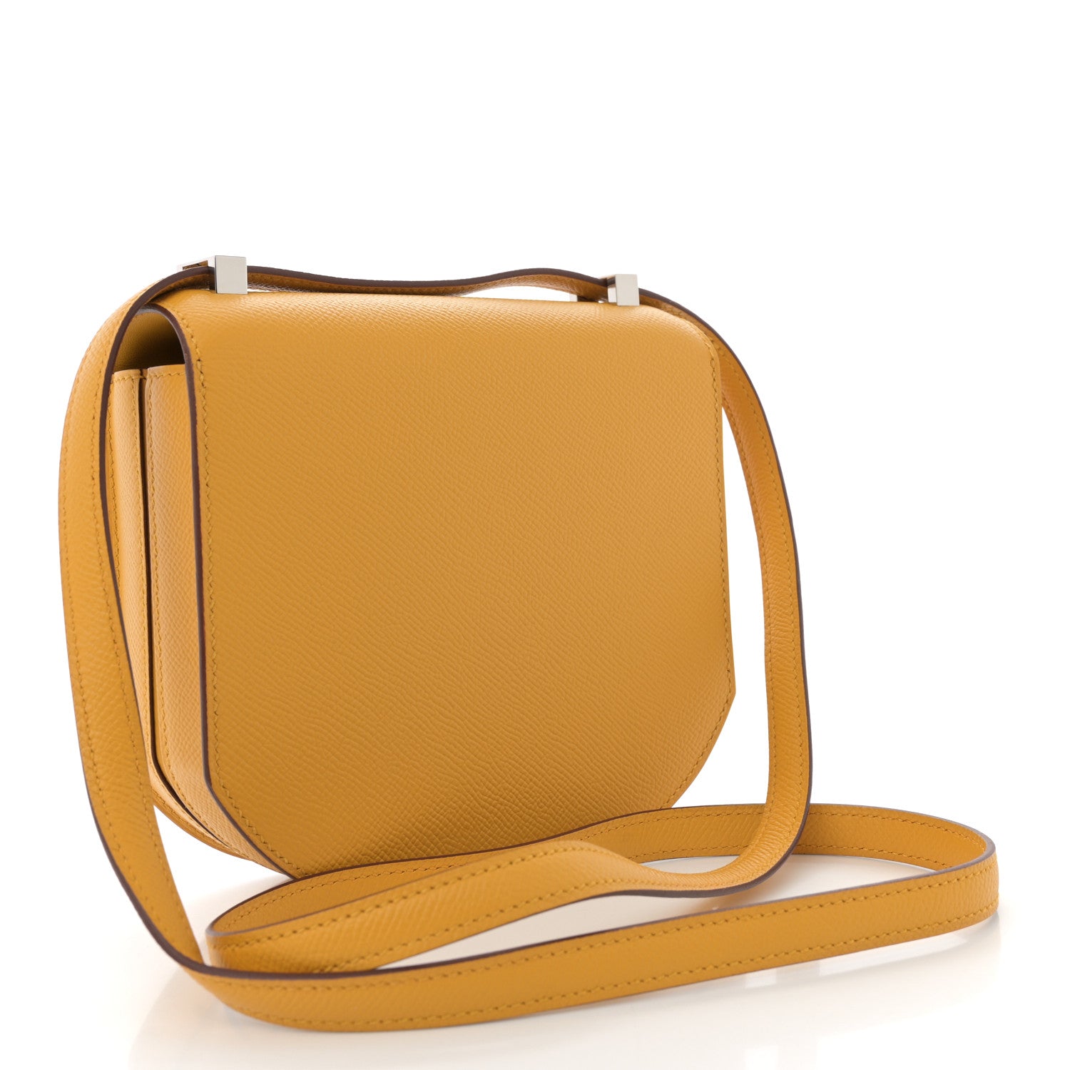 Hermes Epsom Mosaique Au 24-17 Jaune Ambre 3 of 10