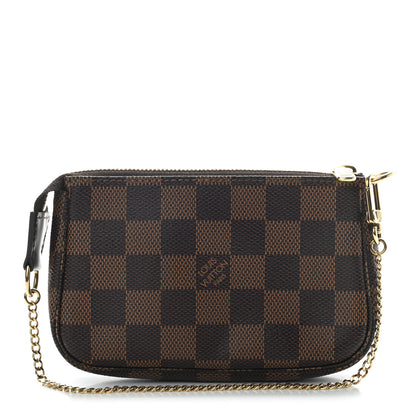 Louis Vuitton Damier Ebene Mini Pochette Accessories 1 of 7