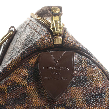 Louis Vuitton Damier Ebene Speedy 30 7 of 8