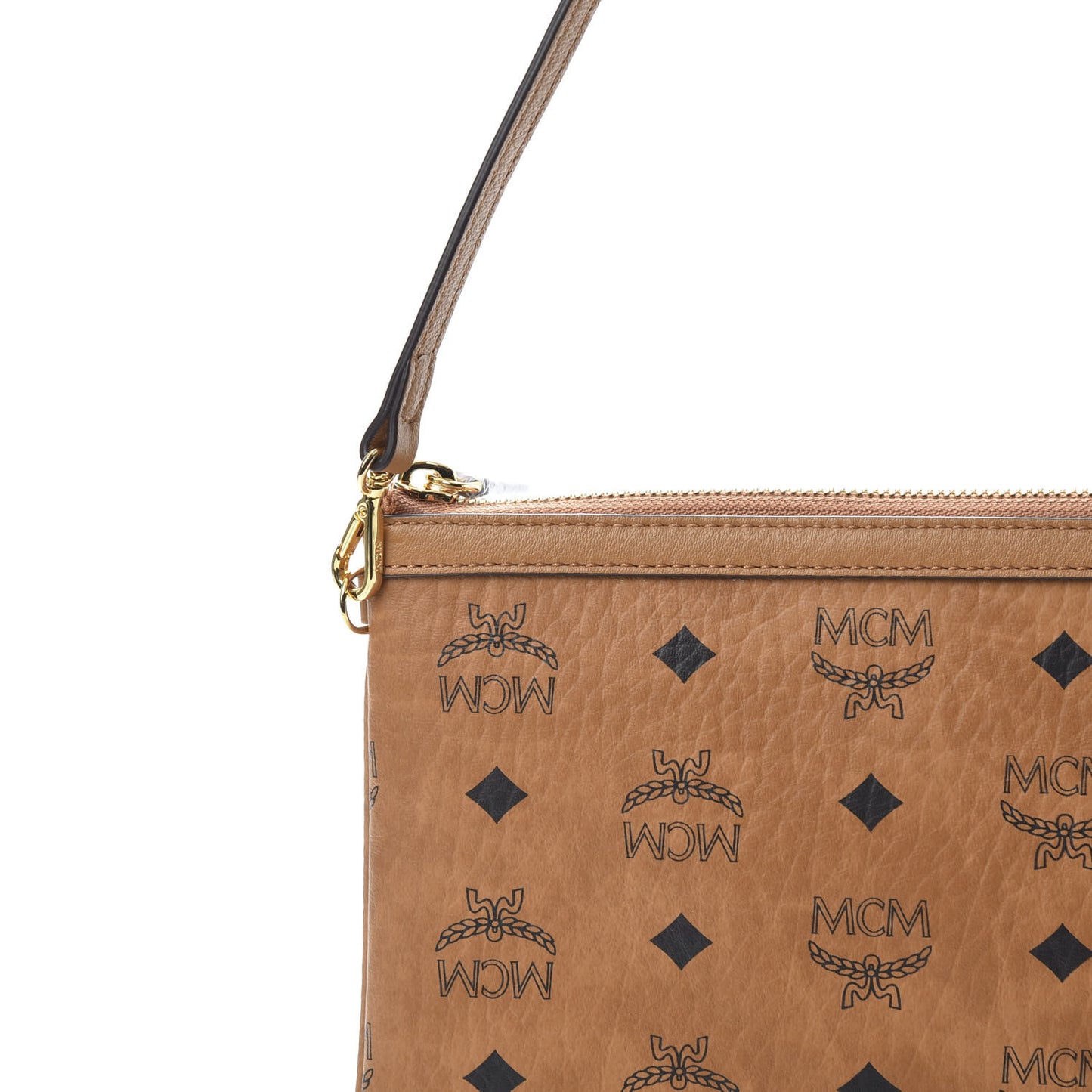 Visetos Liz Shopper Tote Pouch Cognac