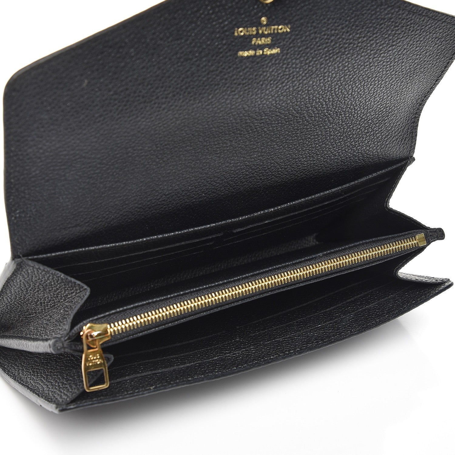 Louis Vuitton Empreinte Sarah Wallet NM Black 5 of 9