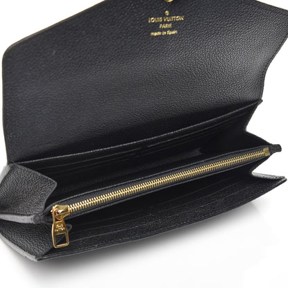 Louis Vuitton Empreinte Sarah Wallet NM Black 5 of 9
