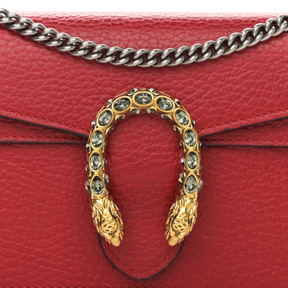 Gucci Calfskin Super Mini Dionysus Shoulder Bag Hibiscus Red 7 of 11