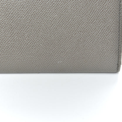 Burberry Grainy Calfskin Zip Around Organizer Grey 17 of 17