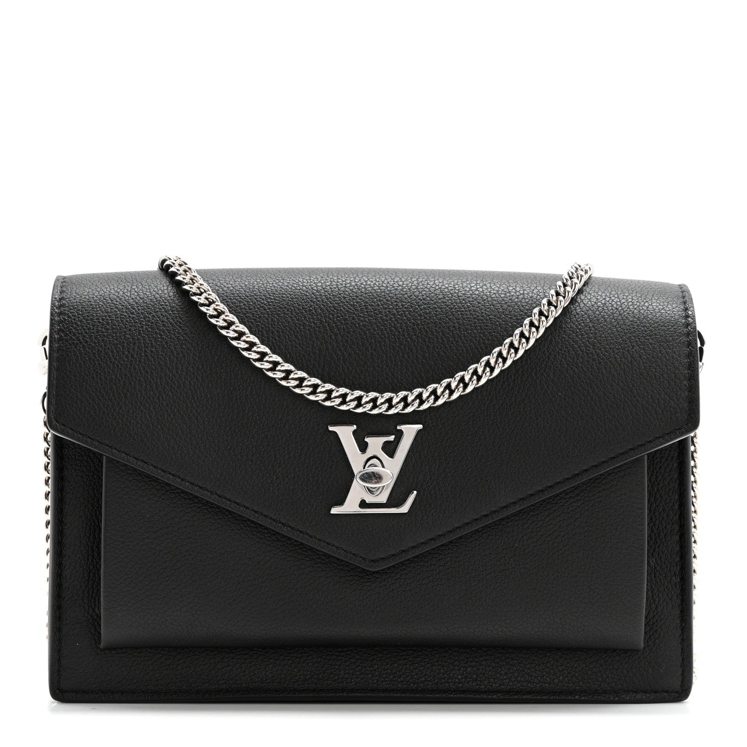 Louis Vuitton Soft Calfskin My Lockme Pochette Black 1 of 14