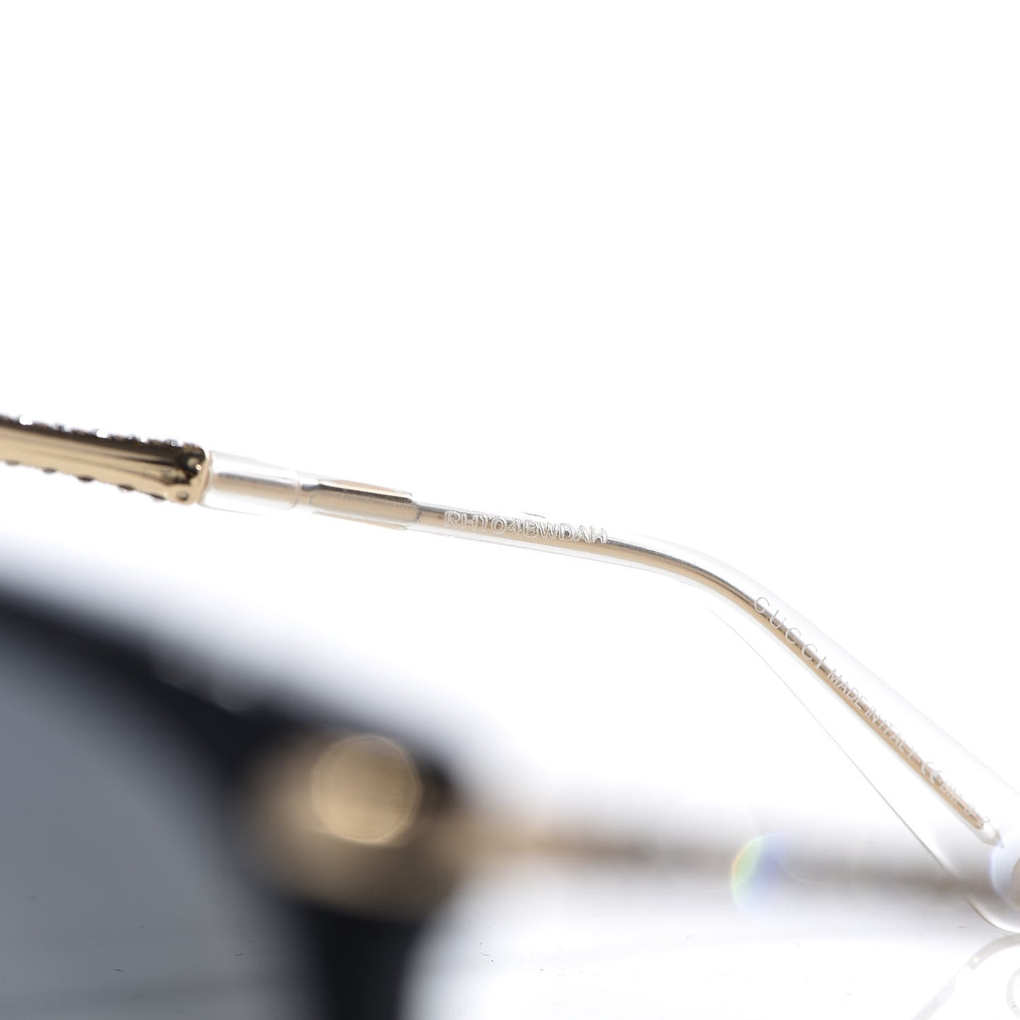 Crystal Bamboo Cat Eye GG 3771/N/F/S Sunglasses Gold