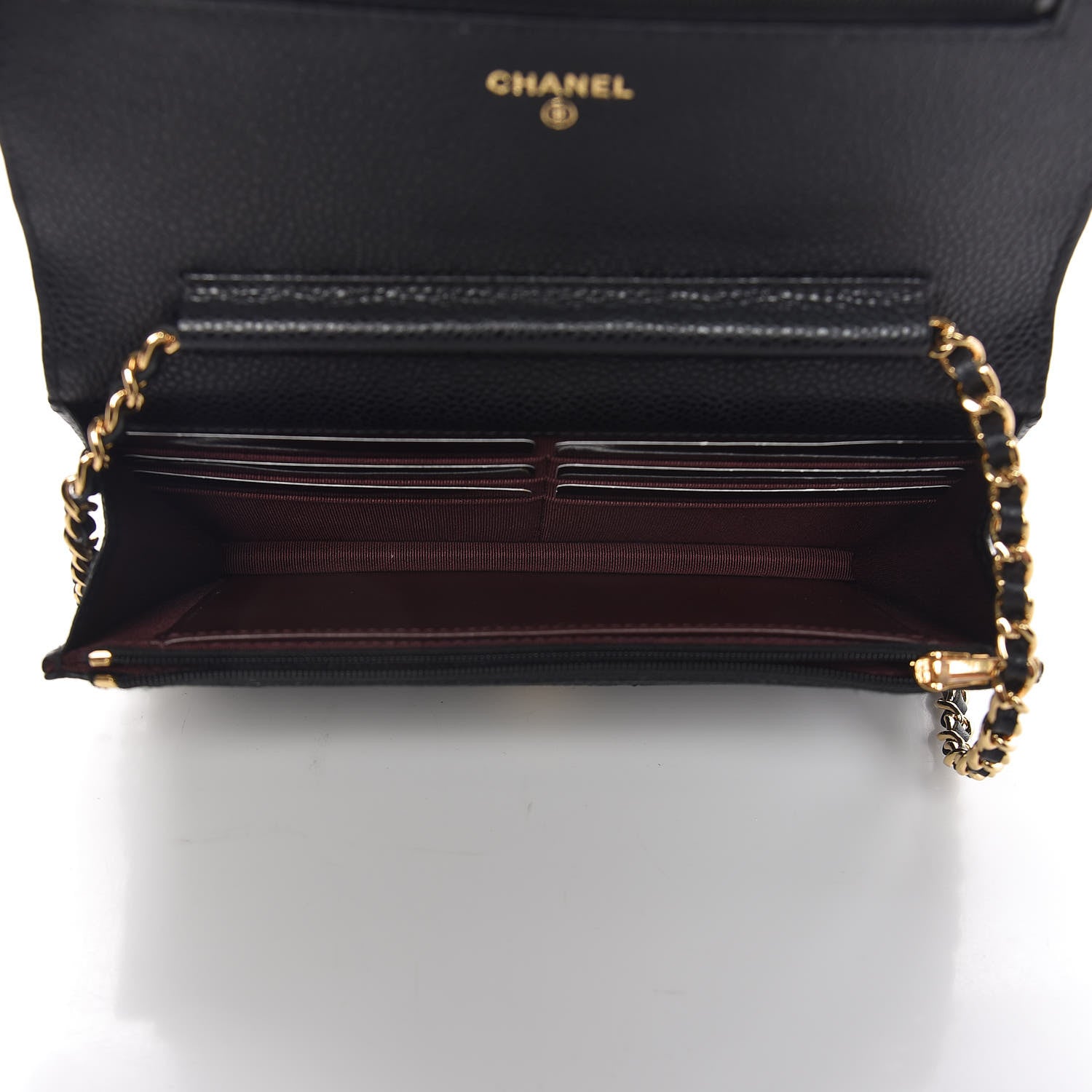 Chanel Caviar Quilted Wallet On Chain WOC Black 5 of 12