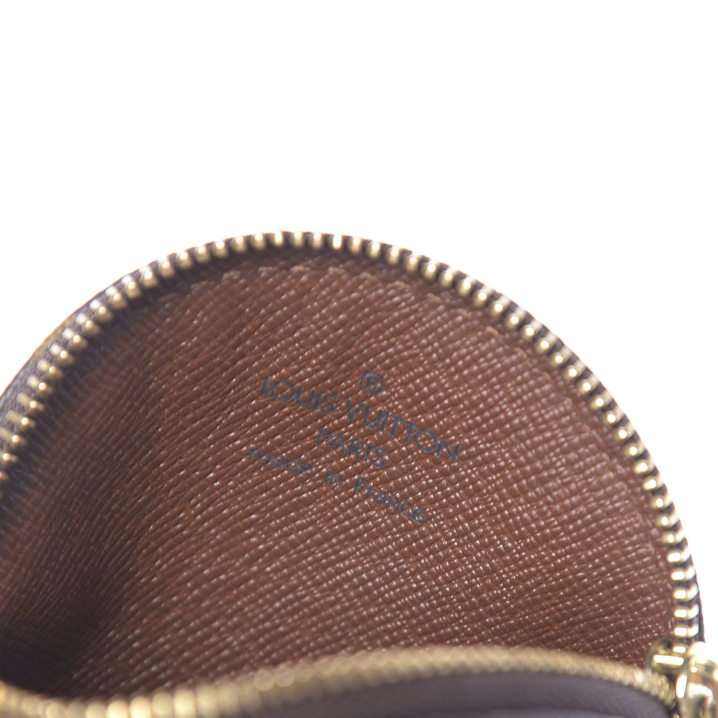 Monogram Round Coin Purse