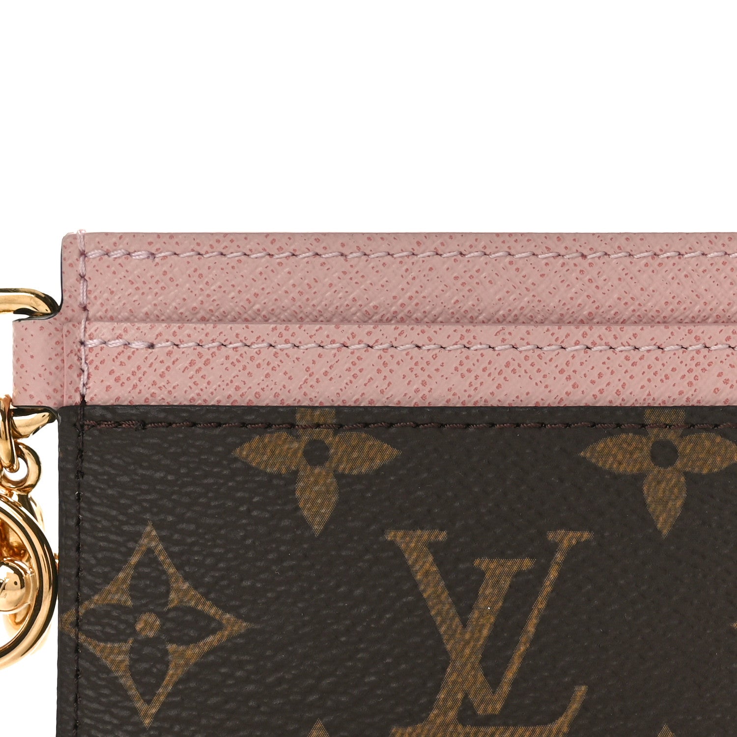 Louis Vuitton Monogram LV Charms Card Holder Rose Ballerine 7 of 7