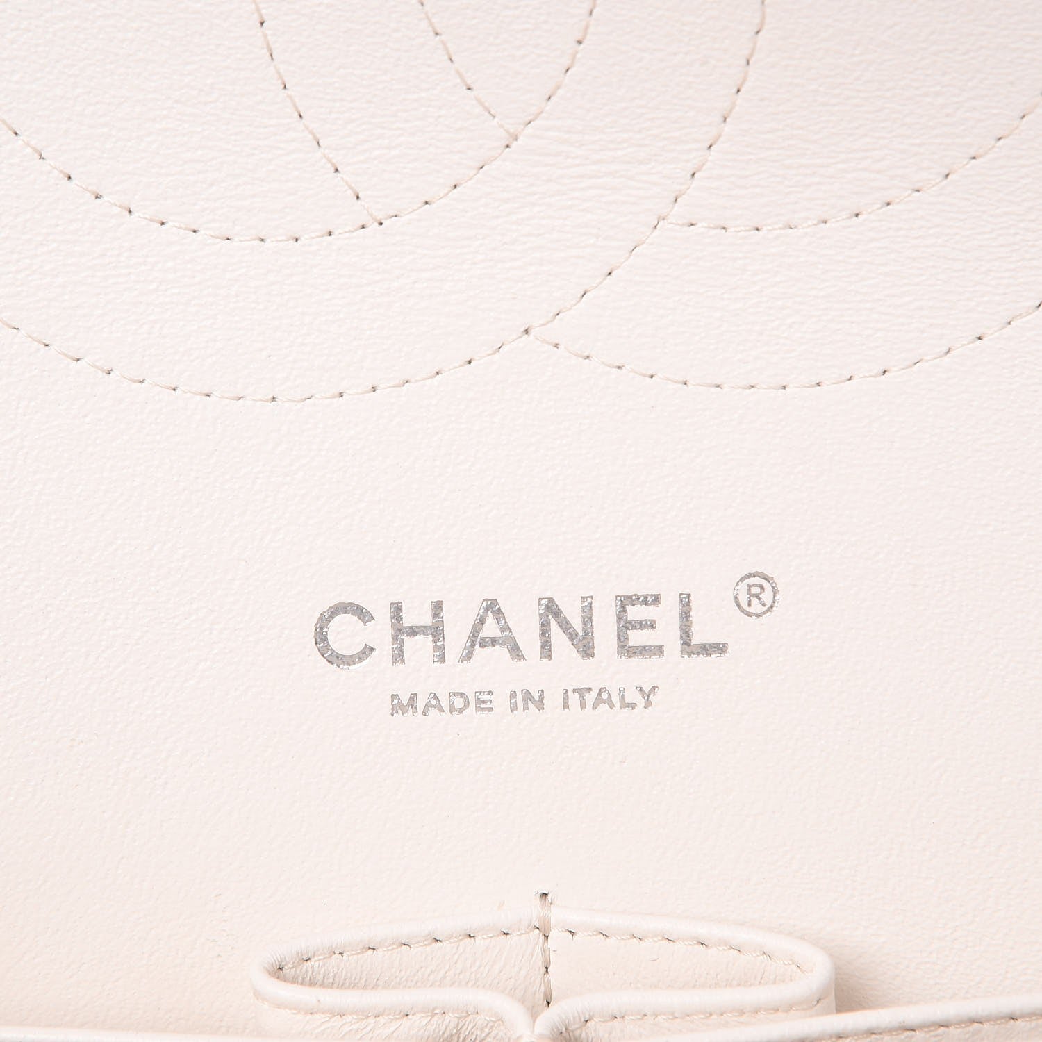 Chanel Lambskin Quilted Jumbo Double Flap White 7 of 10