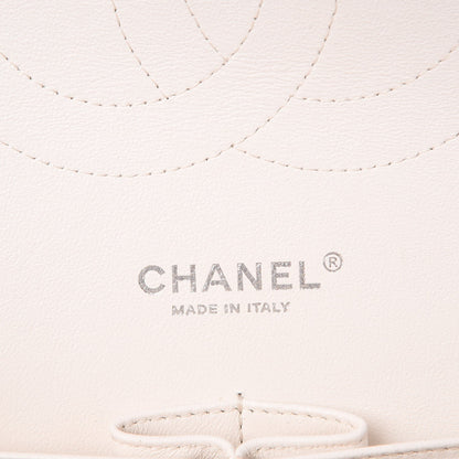 Chanel Lambskin Quilted Jumbo Double Flap White 7 of 10