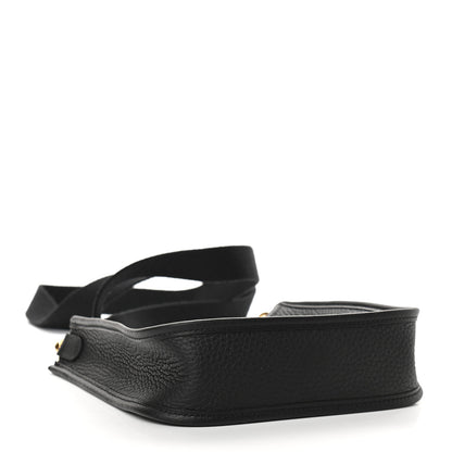 Hermes Taurillon Clemence Evelyne TPM Black 4 of 9