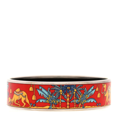 Hermes Enamel Printed Wide Bracelet 70 3 of 6
