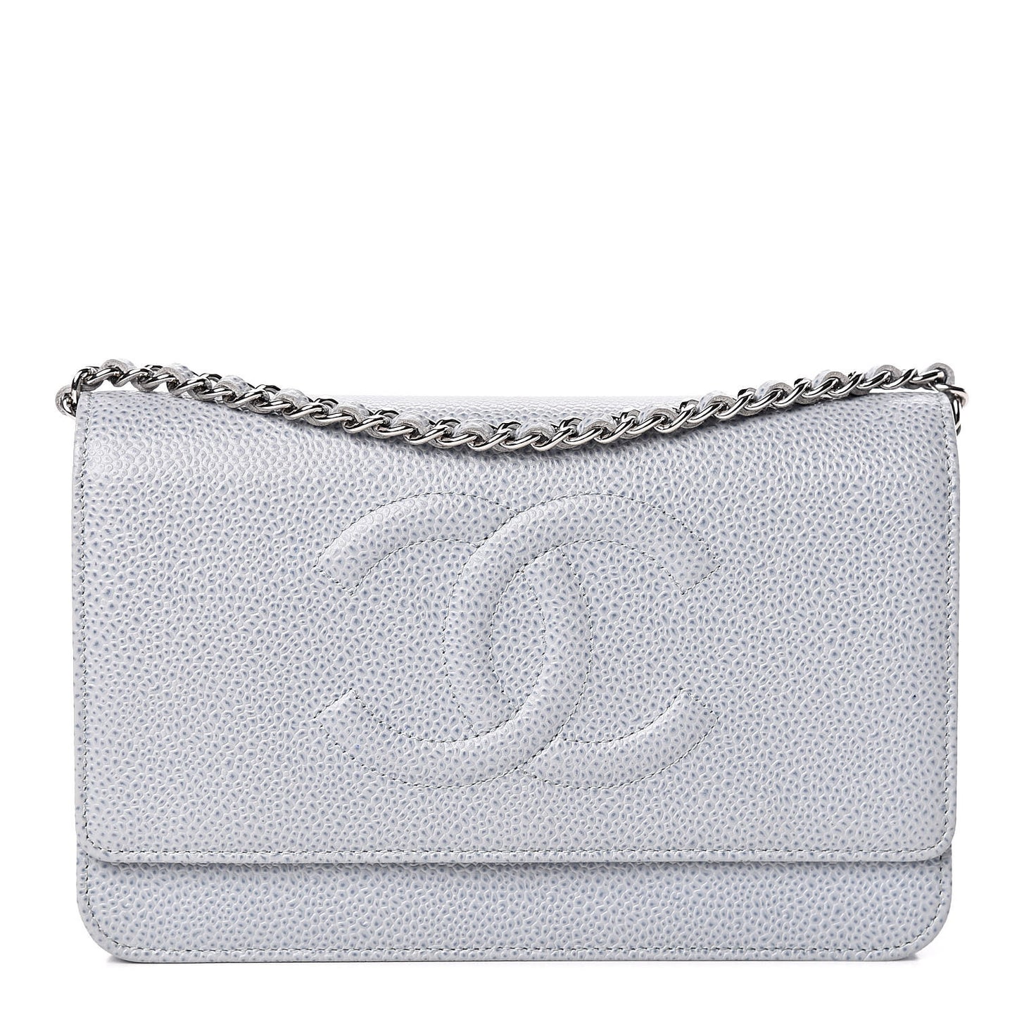 Caviar Timeless CC Wallet On Chain WOC Light Blue