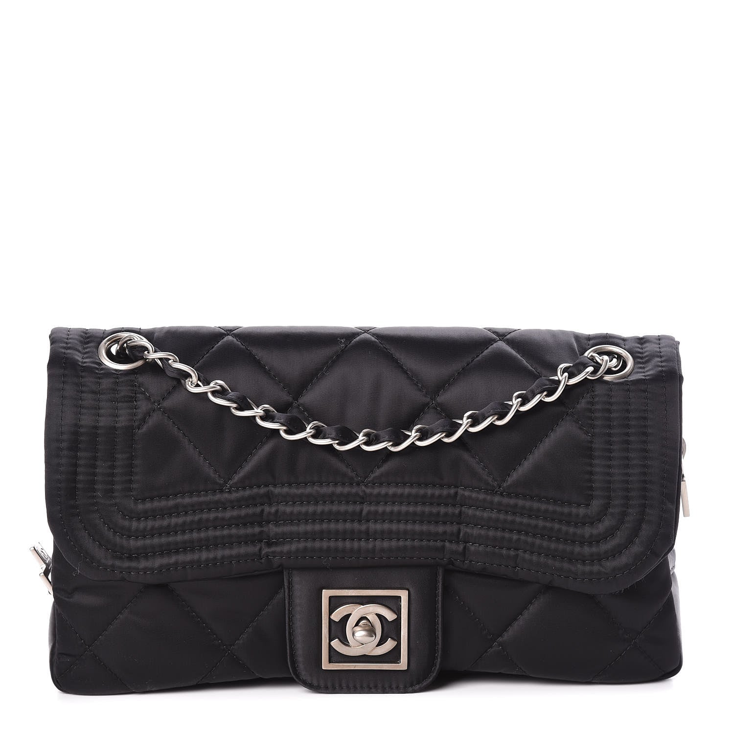 Chanel Nylon Ski Sport Flap Black 1 of 12