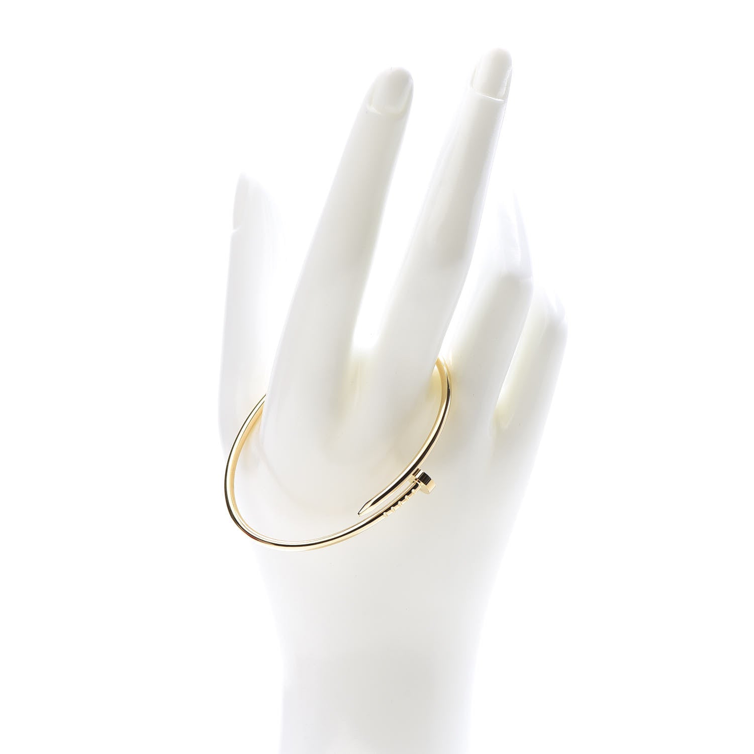 Cartier 18K Yellow Gold Small Juste Un Clou Bracelet 17 2 of 5