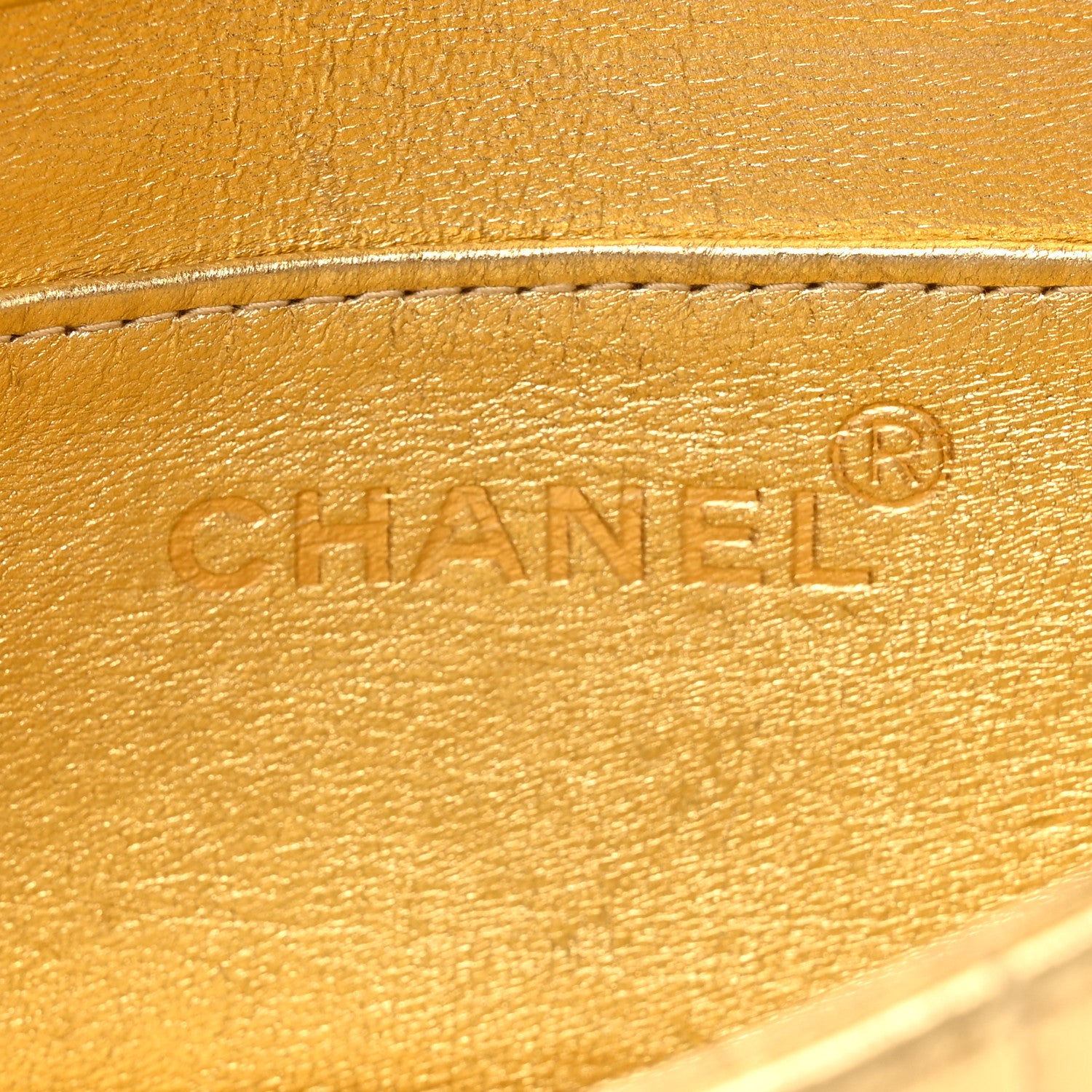 Chanel Metallic Lambskin Quilted Mini Flap Gold 6 of 12