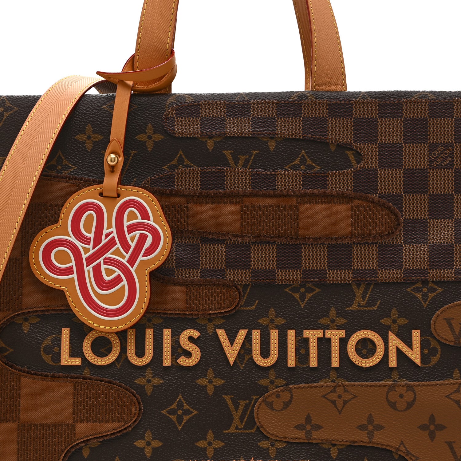 Louis Vuitton Monogram Landscape Shopper Tote MM Brown 1858458