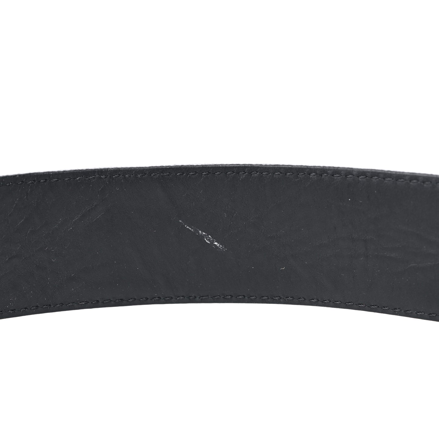Calfskin Monogram 40mm LV Initiales Reversible Belt 85 34 Black