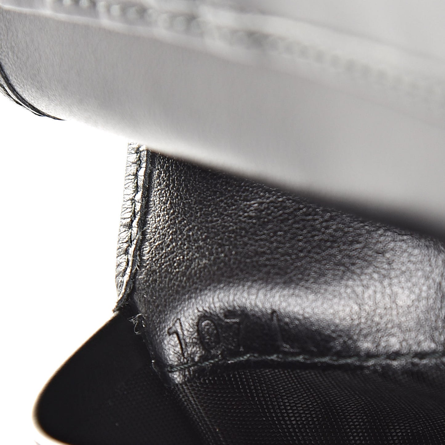 Soft Calfskin Studded Compact Wallet Black