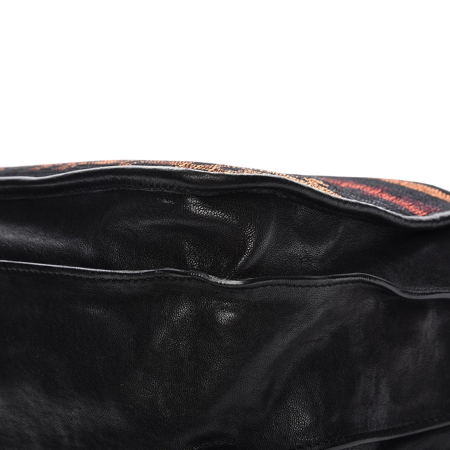 Lambskin Blanket Print Large PS1 Satchel Black